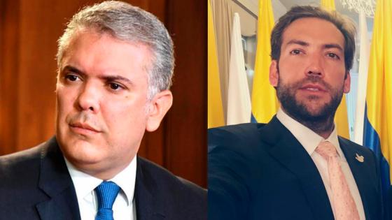 Iván Duque y Martín Santos Iván Duque y Martín Santos