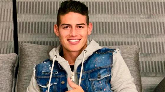 James Rodríguez y su hijo