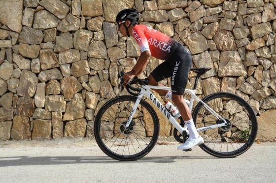 Nairo Quintana en entrenamientos 