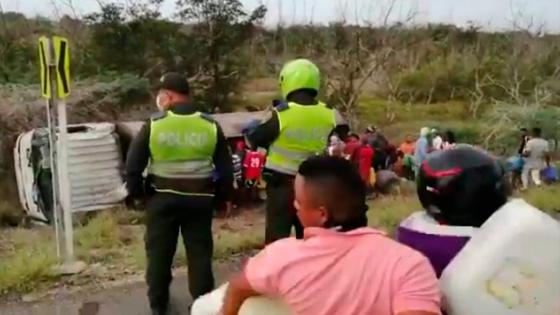 Accidente camión cisterna Ciénaga - Barranquilla