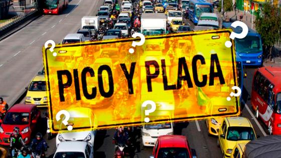  ¿Hay pico y placa en Bogotá hoy 21 de julio?