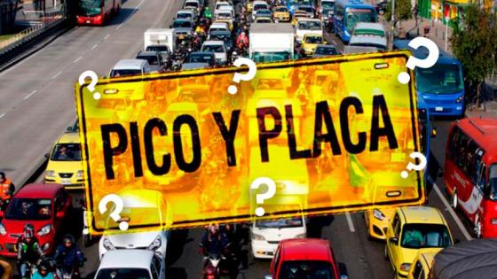 ¿Hay pico y placa hoy, 28 de julio, en Bogotá?