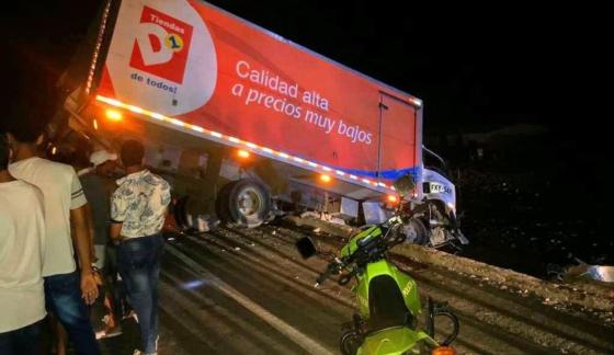 accidente en Tasajera