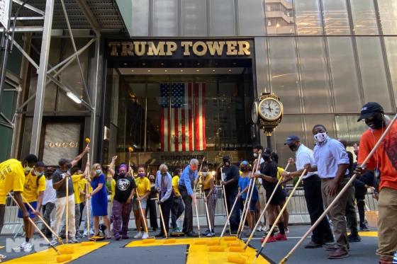 Black Lives Matter en la Trump Tower