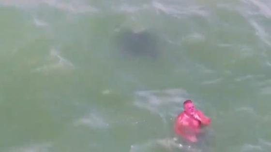 El hombre quemado y las rayas El hombre quemado y las rayas