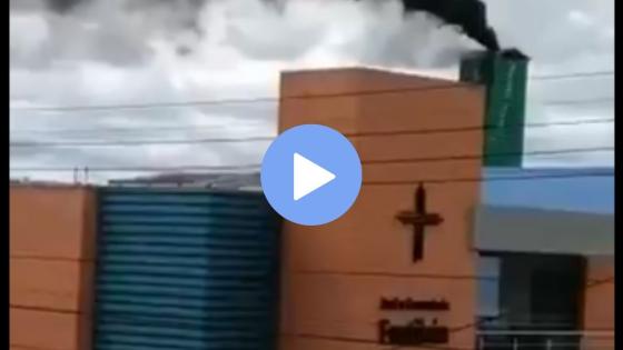 Cansados del humo habitantes de Fontibón atacan horno crematorio Cansados del humo habitantes de Fontibón atacan horno crematorio