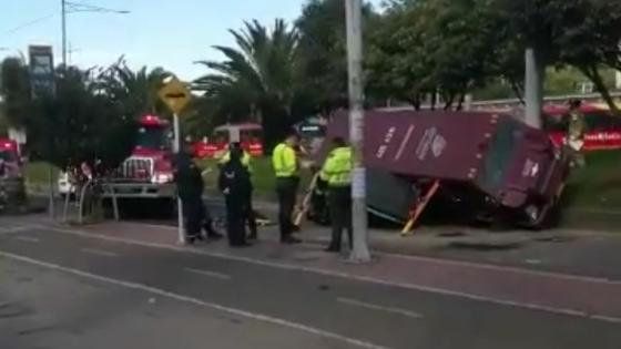 Accidente autopista norte