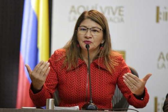 senadora del partido Farc