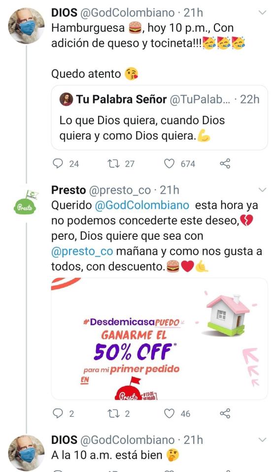Presto God colombiano Presto God colombiano
