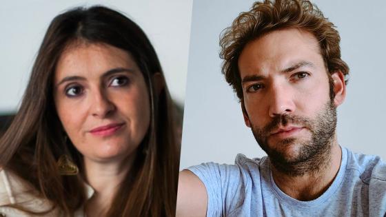 Paloma Valencia y Martín Santos