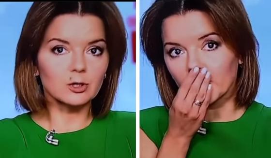 Presentadora pierde un diente Presentadora pierde un diente