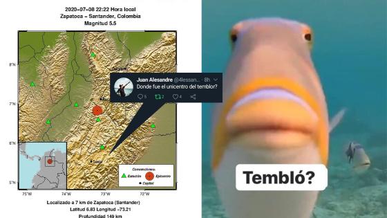 último temblor en Colombia