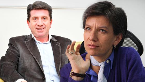 Diego Molano y Claudia López