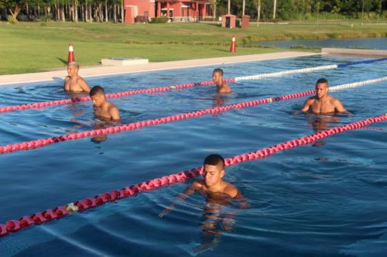 Entrenamiento zona húmeda selección panameña