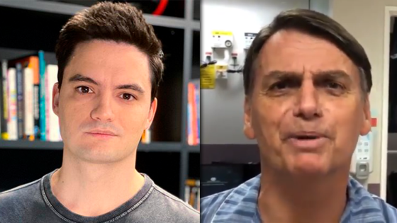 Felipe Nieto y Bolsonaro