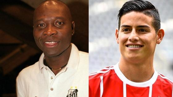 Freddy Rincón y James Rodríguez