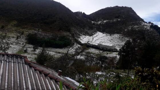 Granizada en Silvia, Cauca