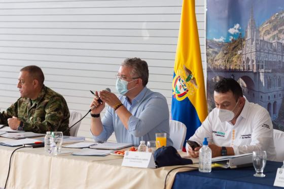 Iván Duque visita Samaniego