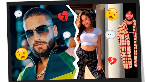 Maluma, Neymar y Natalia Barulich Maluma, Neymar y Natalia Barulich