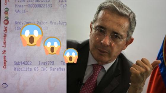 Número de preso de Uribe cayó en la lotería