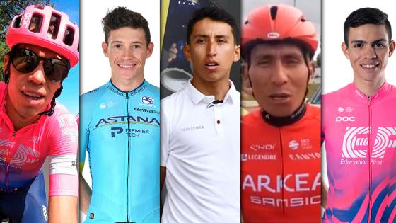 ciclistas colombianos en el tour de francia