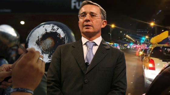 Pitos y cacerolas, los sonidos de la detención de Uribe en Bogotá
