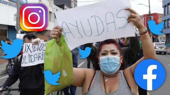 ayudas en pandemia por redes sociales