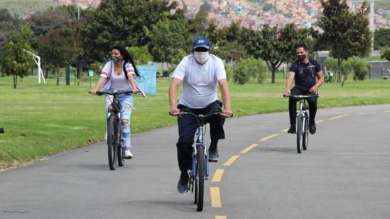 Así funcionará la reapertura de parques y ciclovías en Bogotá