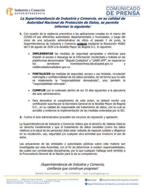 Comunicado SIC Comunicado SIC