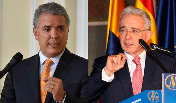 Iván Duque le expresó su apoyo a Uribe 