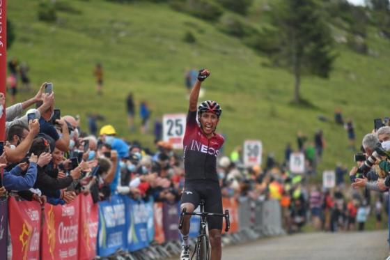Egan Bernal etapa 3 ruta de occitania Egan Bernal etapa 3 ruta de occitania