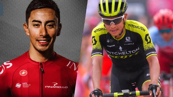 Iván Ramiro Sosa y Esteban Chaves en la vuelta a burgos Iván Ramiro Sosa y Esteban Chaves en la vuelta a burgos