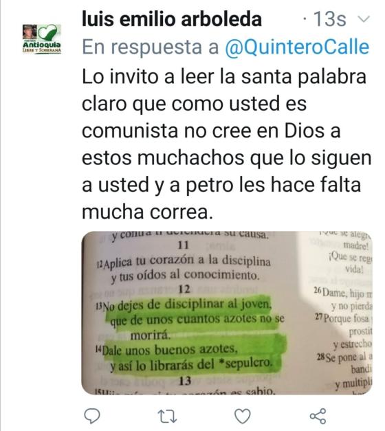 Respuesta Luis Emilio Arboleda a Daniel Quintero Respuesta Luis Emilio Arboleda a Daniel Quintero