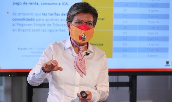 Claudia López anunció estímulos para la reactivación económica de Bogotá
