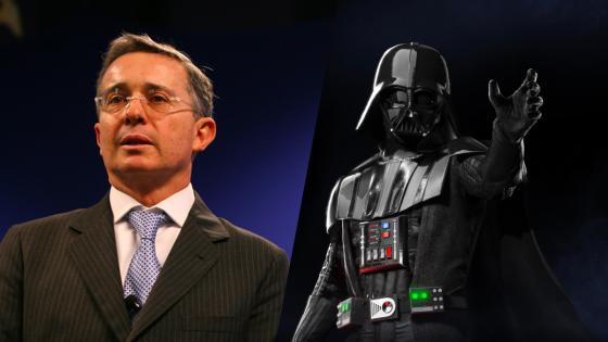 Álvaro Uribe como Darth Vader