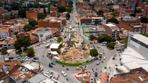 cierre en la calle Colombia de Medellín