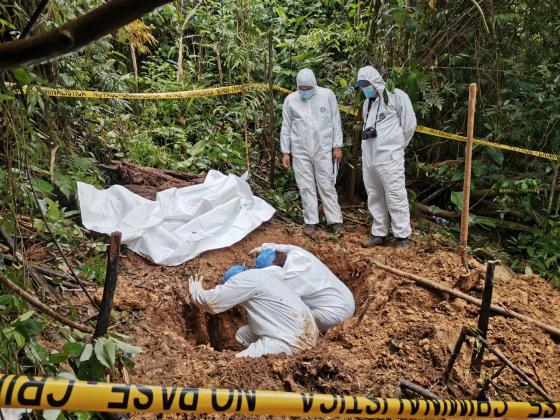 Fosa común secta religiosa en Panamá Fosa común secta religiosa en Panamá