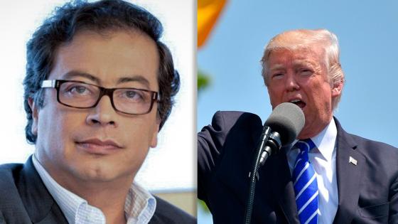 Gustavo Petro y Donald Trump