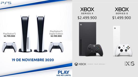 alt precios play 5 y xbox series x