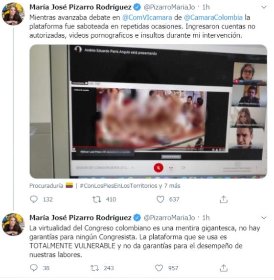Tweet María José Pizarro