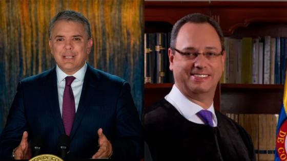 Presidente Iván Duque y Álvaro Namén Consejo de Estado Presidente Iván Duque y Álvaro Namén Consejo de Estado