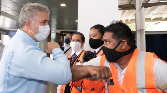 Iván Duque / Reapertura aeropuertos en Colombia Iván Duque / Reapertura aeropuertos en Colombia
