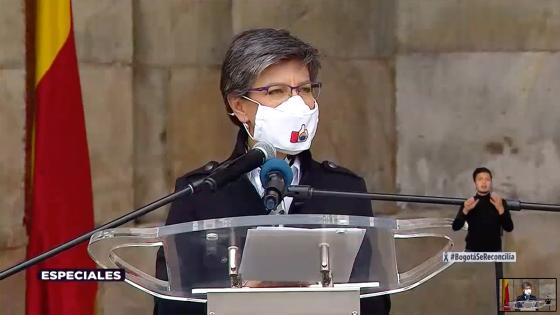 Acto de perdón alcaldesa Claudia López Acto de perdón alcaldesa Claudia López
