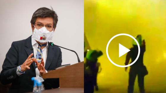 Claudia López presentó evidencias de vandalismo y uso de armas por parte de la Policía en Bogotá Claudia López presentó evidencias de vandalismo y uso de armas por parte de la Policía en Bogotá