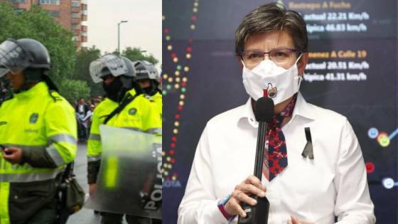 Claudia López señala el deterioro de la confianza de ciudadanos en la Policía Claudia López señala el deterioro de la confianza de ciudadanos en la Policía