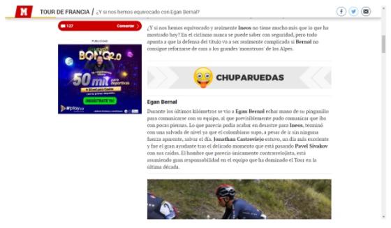 egan bernal criticas chuparruedas