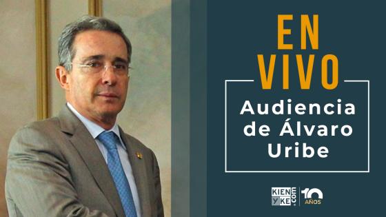 En vivo: siga la audiencia del expresidente Álvaro Uribe En vivo: siga la audiencia del expresidente Álvaro Uribe