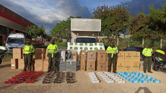 Incautan 10 millones de cigarrillos de contrabando que serían comercializados en Bogotá Incautan 10 millones de cigarrillos de contrabando que serían comercializados en Bogotá