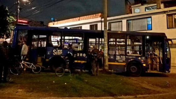 Mujer murió arrollada por bus de SITP robado por vándalos 