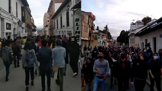 Protestas en Tunja Protestas en Tunja